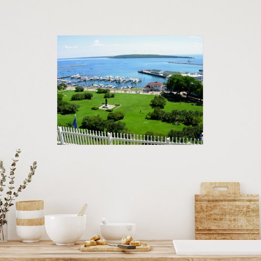 Historisch makreeleiland poster (Keuken)