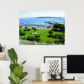 Historisch makreeleiland poster (Thuiskantoor)