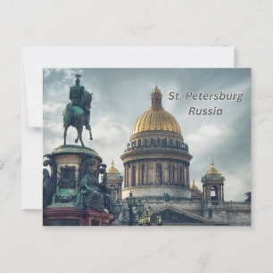 Historisch monument van Sint-Petersburg Briefkaart