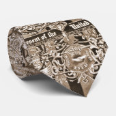 Historisch nationaal masterstuk 1876 stropdas (Opgerold)