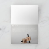 Historisch nauwkeurige vakantiekaarten: Chanoeka Feestdagen Kaart (Binnen)