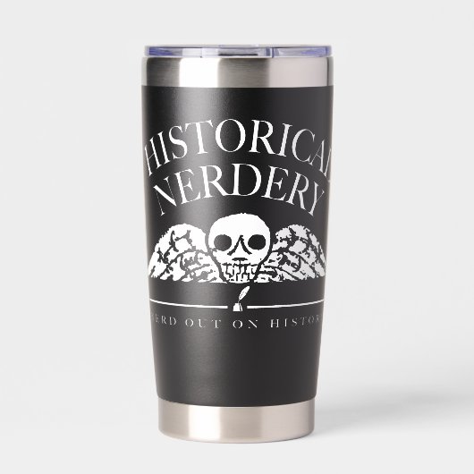 Historisch Nerdery Water Geïsoleerde Drinkbeker (Voorkant)