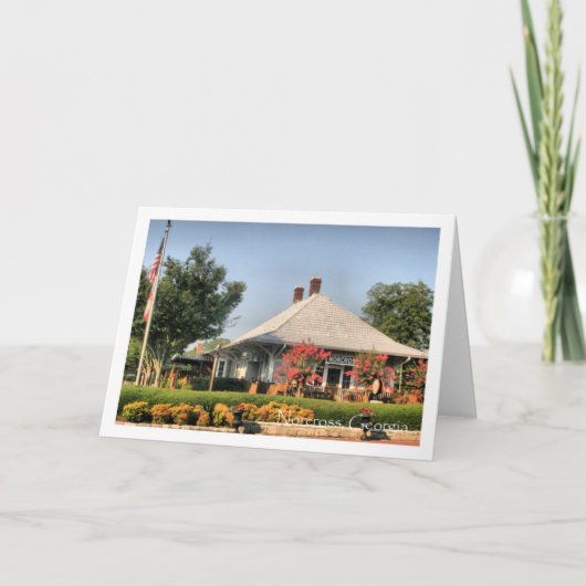 Historisch Norcross: treindepot Kaart (Voorkant)