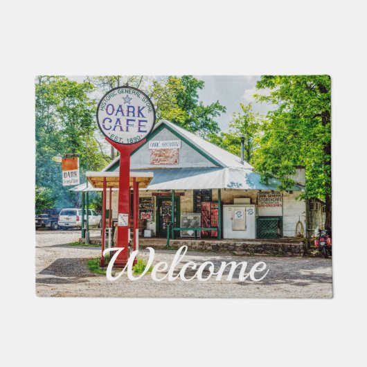 Historisch Oark General Store Welcome Doormat Deurmat (Voorkant)