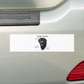 Historisch ontwerp voor labrador Retriever (blk) Bumpersticker (Op auto)