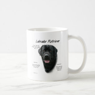 Historisch ontwerp voor labrador Retriever (blk) Koffiemok