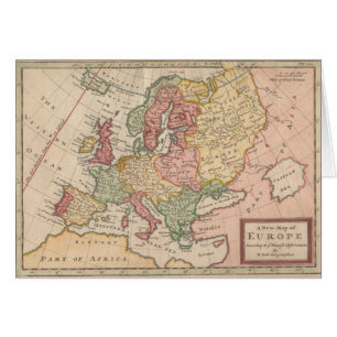 Historisch overzicht 1721 van Europa
