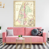 Historisch Palestina Canvas Afdruk (Insitu (Woonkamer))