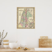 Historisch Palestina Poster (Keuken)