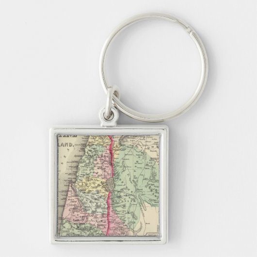 Historisch Palestina Sleutelhanger (Voorkant)