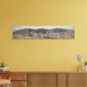 Historisch panorama van DEADWOOD South Dakota 1902 Canvas Afdruk (Insitu (Woonkamer))