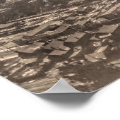 Historisch panorama van DEADWOOD South Dakota 1902 Poster (Hoek)