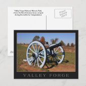 Historisch park Valley Forge Briefkaart (Voorkant / Achterkant)