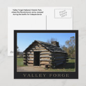 Historisch park Valley Forge Briefkaart (Voorkant / Achterkant)