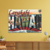Historisch park van de staat Lapakahi, Hawaii Canvas Afdruk (Insitu (Woonkamer))