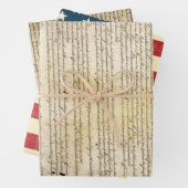 Historisch patriottisch bundel inpakpapier vel (In situ)