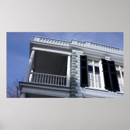 Historisch perspectief Charleston, SC Poster (Voorkant)