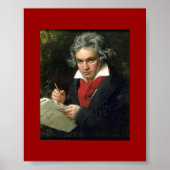 Historisch Poster Beethoven (Voorkant)