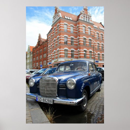 Historisch Poster van Gdansk Polen (Voorkant)