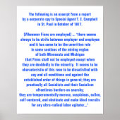 Historisch rapport uit 1917 Verenigde Staten over  Poster (Voorkant)