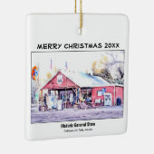 Historisch Route 66 Arizona General Store Waterver Keramisch Ornament (Rechts)