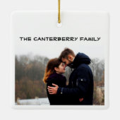 Historisch Route 66 Arizona General Store Waterver Keramisch Ornament (Achterkant)