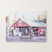 Historisch Route 66 Arizona General Store Waterver Legpuzzel (Horizontaal)