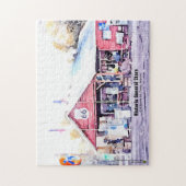 Historisch Route 66 Arizona General Store Waterver Legpuzzel (Verticaal)