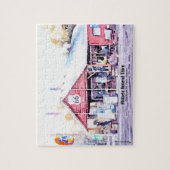 Historisch Route 66 Arizona General Store Waterver Legpuzzel (Verticaal)