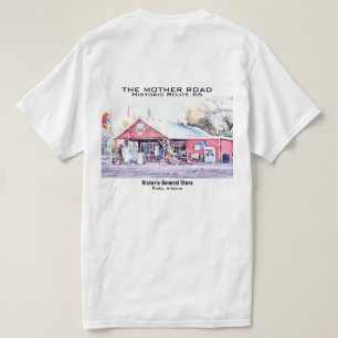 Historisch Route 66 Arizona General Store Waterver T-shirt