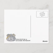 Historisch Route 66 Briefkaart! Briefkaart (Achterkant)