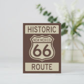 Historisch Route 66 New Mexico Briefkaart (Staand voorkant)
