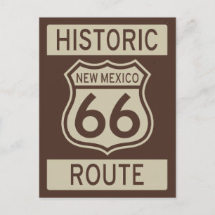 Historisch Route 66 New Mexico Briefkaart