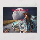 Historisch Route 66 Post Kaart (Voorkant)