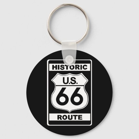 Historisch Route 66 Sleutelhanger (Voorkant)