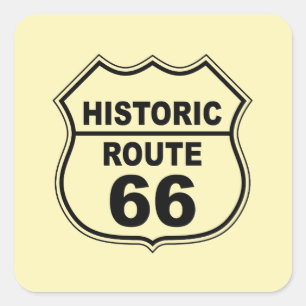 Historisch Route 66 Sticker