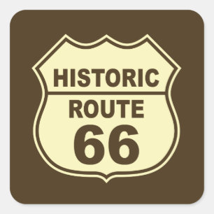 Historisch Route 66 Sticker
