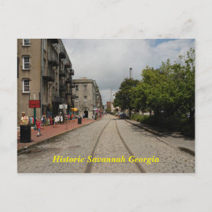 Historisch Savannah Georgia ansichtkaart Briefkaart