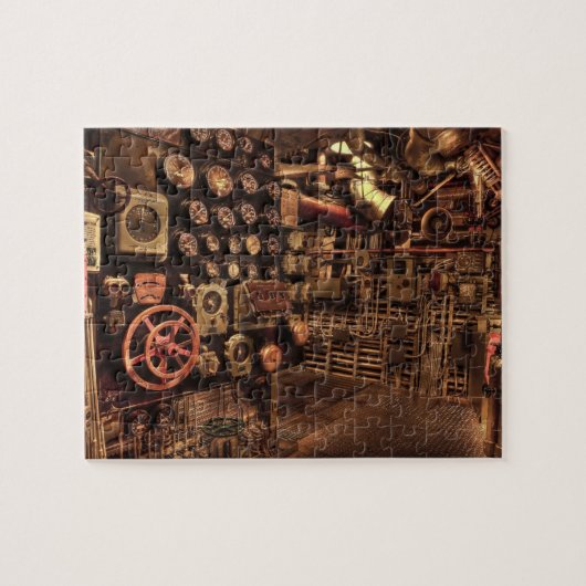 Historisch slagschip motorkamer legpuzzel (Horizontaal)