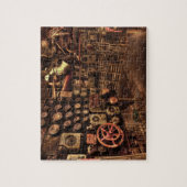 Historisch slagschip motorkamer legpuzzel (Verticaal)