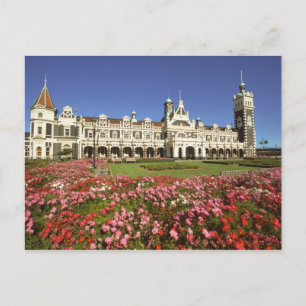 Historisch station, Dunedin, Nieuw-Zeeland Briefkaart