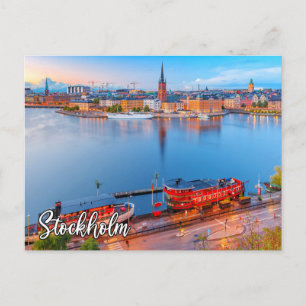 Historisch Stockholm, Zweden Briefkaart