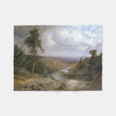 Historisch Tennessee Landschap Fleece Deken (Voorkant (Horizontaal))