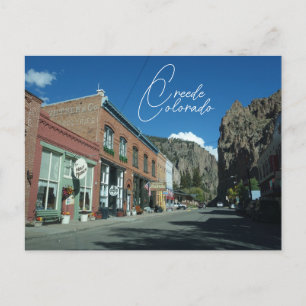 Historisch traject van Creede Colorado Briefkaart