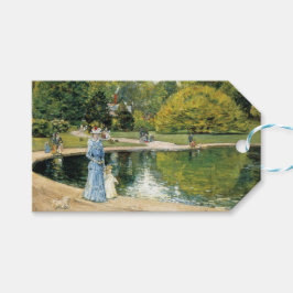 Historisch Uitzicht van Central Park (New York) Cadeaulabel