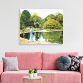 Historisch Uitzicht van Central Park (New York) Canvas Afdruk (Insitu (Woonkamer))