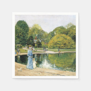 Historisch Uitzicht van Central Park (New York) Servet