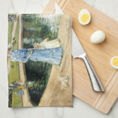 Historisch Uitzicht van Central Park (New York) Theedoek (Quarter Fold)