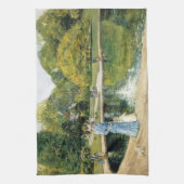 Historisch Uitzicht van Central Park (New York) Theedoek (Verticaal)