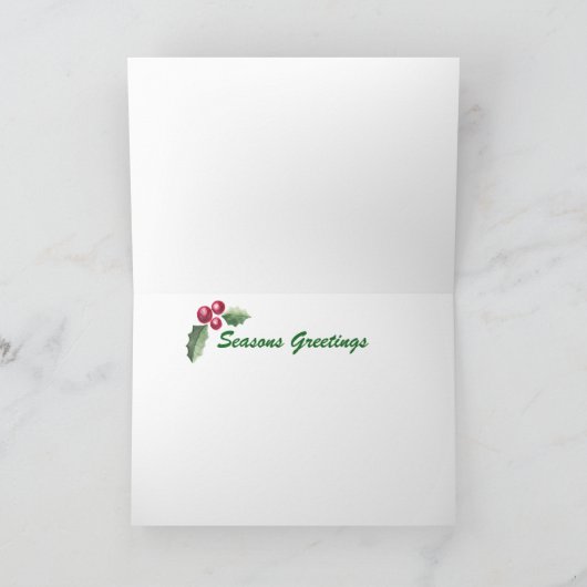 Historisch uitzicht van Tamworth Castle Christmas  Feestdagen Kaart (Binnen)